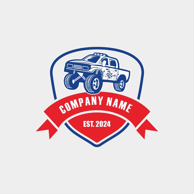 El logotipo de la aventura 4x4 fuera de carretera