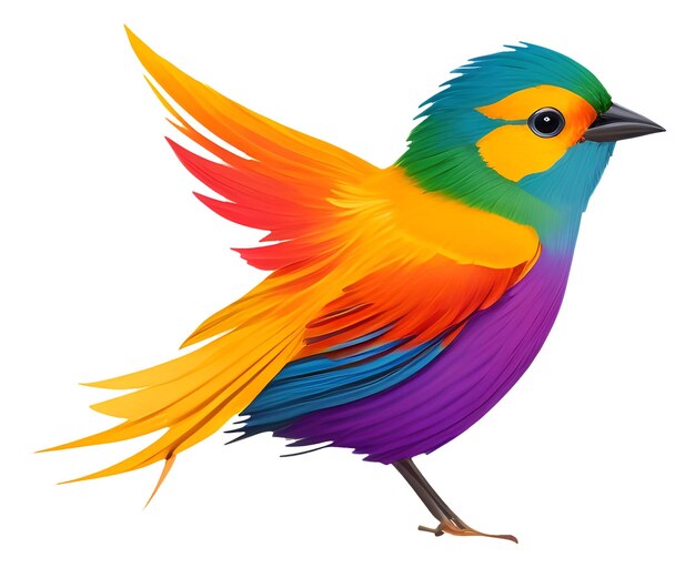 Vector el logotipo de las aves tropicales