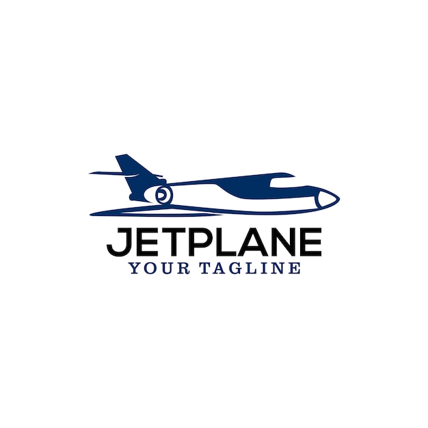 Logotipo de avión a reacción
