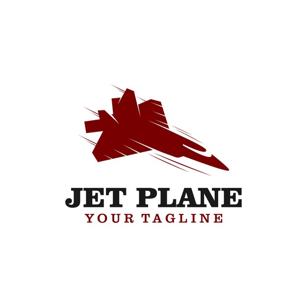 Logotipo de avión a reacción