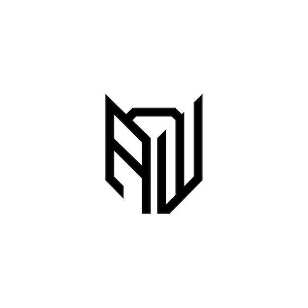 El logotipo de AW es un símbolo monocromático, caracteres alfabéticos y un logotipo sencillo.
