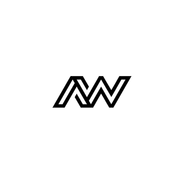 El logotipo de AW es un símbolo monocromático, caracteres alfabéticos y un logotipo sencillo.