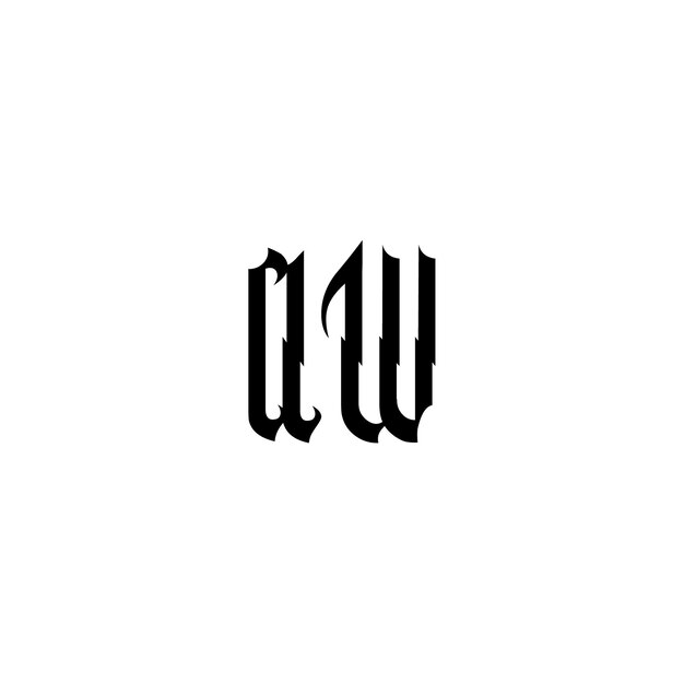 El logotipo de AW es un símbolo monocromático, caracteres alfabéticos y un logotipo sencillo.