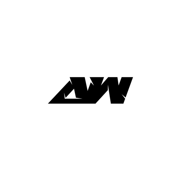 El logotipo de AW es un símbolo monocromático, caracteres alfabéticos y un logotipo sencillo.