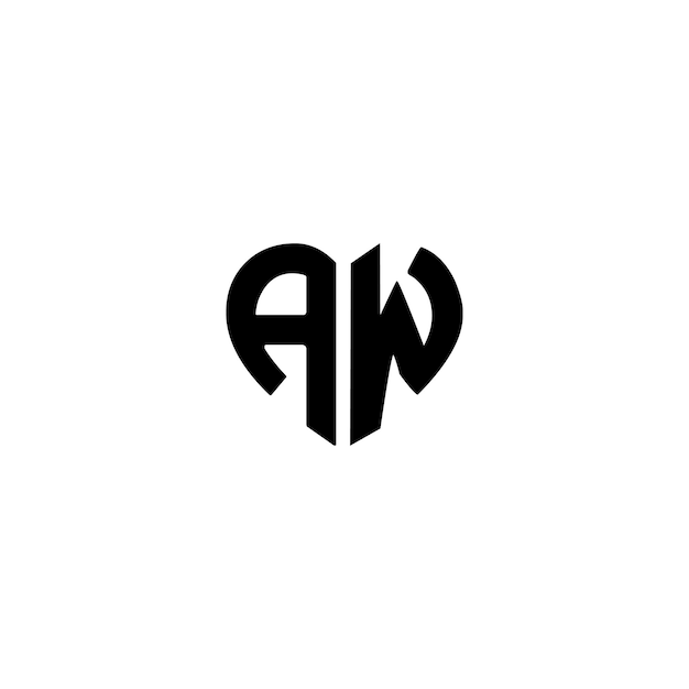 El logotipo de AW es un símbolo monocromático, caracteres alfabéticos y un logotipo sencillo.