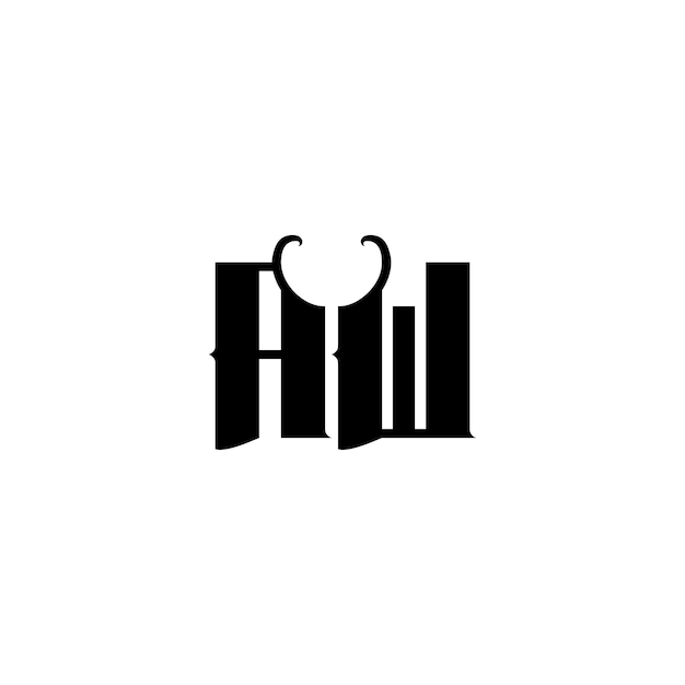 El logotipo de AW es un símbolo monocromático, caracteres alfabéticos y un logotipo sencillo.