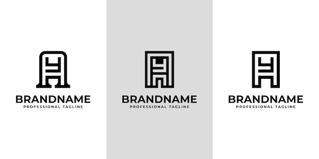 Logotipo AY de iniciales modernas adecuado para empresas con iniciales YA o AY