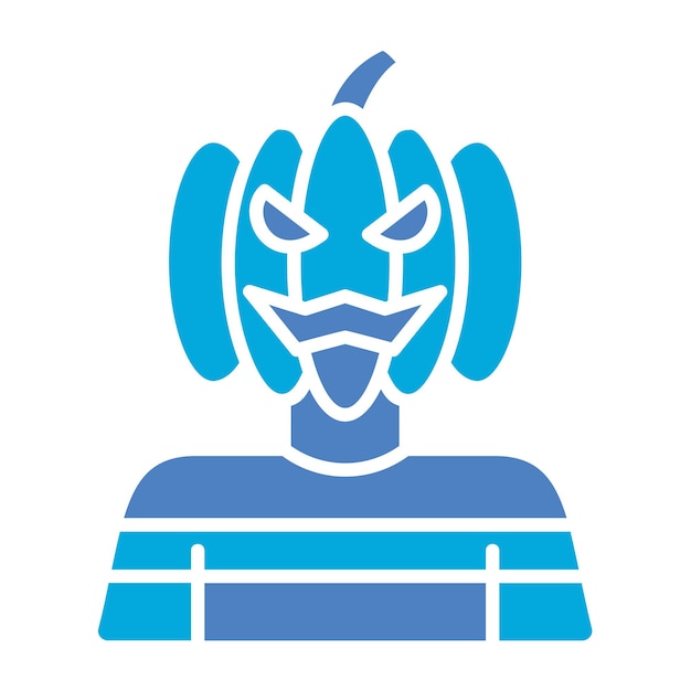 Vector un logotipo azul y blanco con una cabeza azul de un lagarto