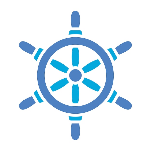 un logotipo azul y blanco con un círculo azul y un círculo blue