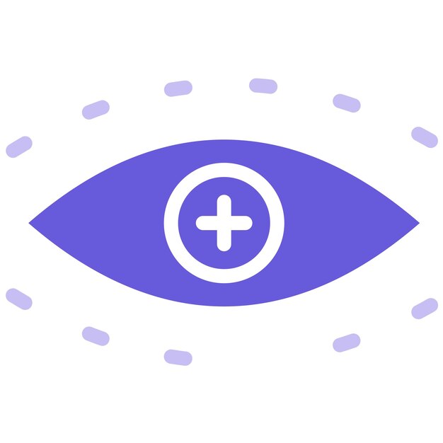 un logotipo azul y blanco con una cruz y una cruz