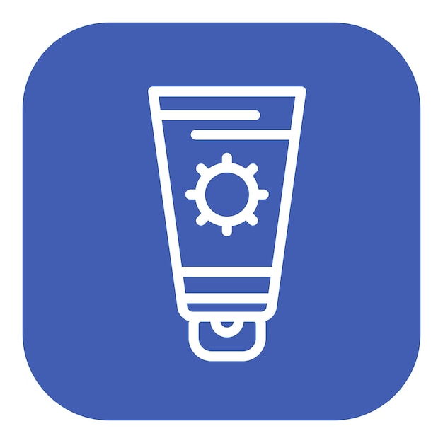 un logotipo azul y blanco con un engranaje en él