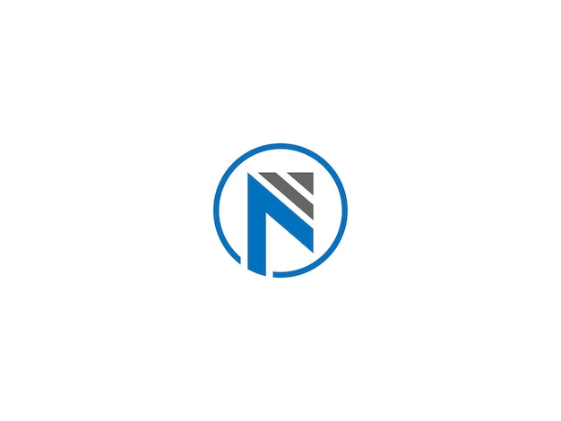 logotipo azul y blanco con una flecha blanca