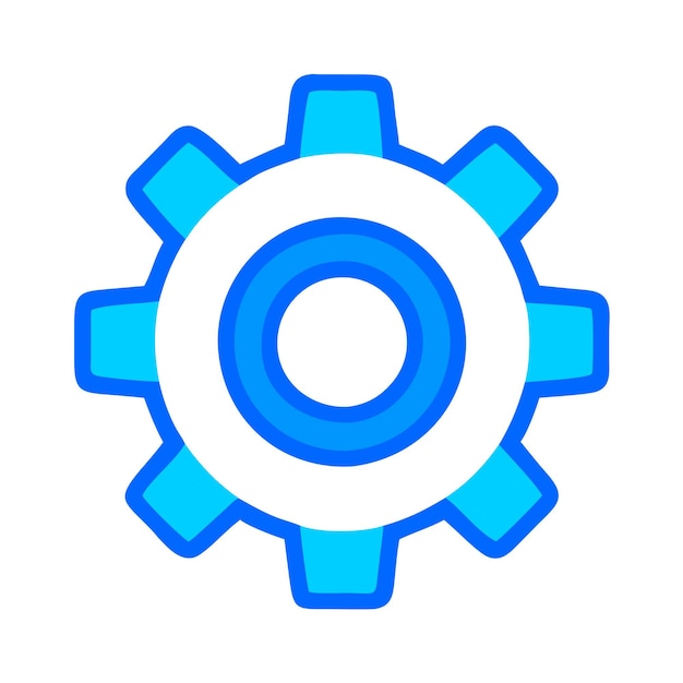 un logotipo azul y blanco con la letra o