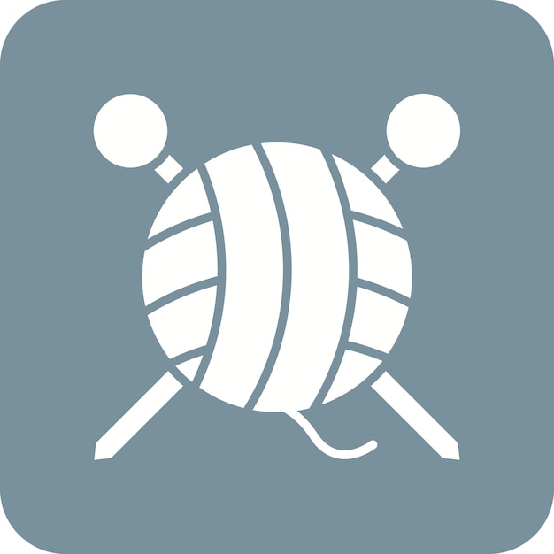 un logotipo azul y blanco con una pelota y una red