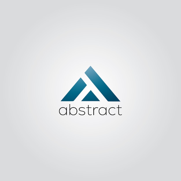 un logotipo azul y blanco que dice quot abstracto quot