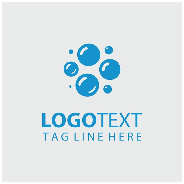 un logotipo azul y blanco que dice línea línea línea