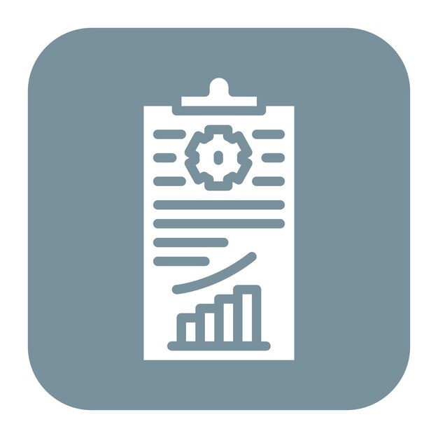 un logotipo azul y gris con un diagrama de gráficos y gráficos