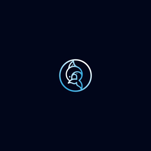 un logotipo azul con un hombre en un círculo que dice libre