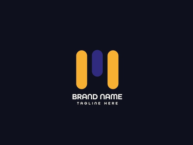 un logotipo azul para una marca que dice nombre de marca en él