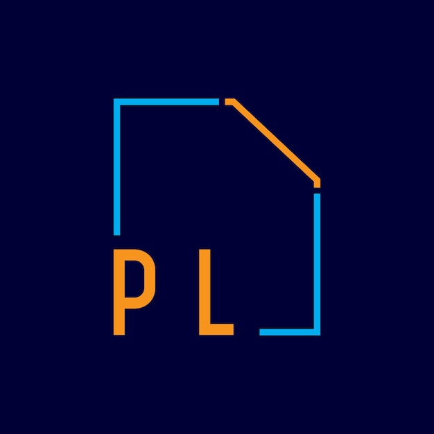 un logotipo azul y naranja con una casa en él