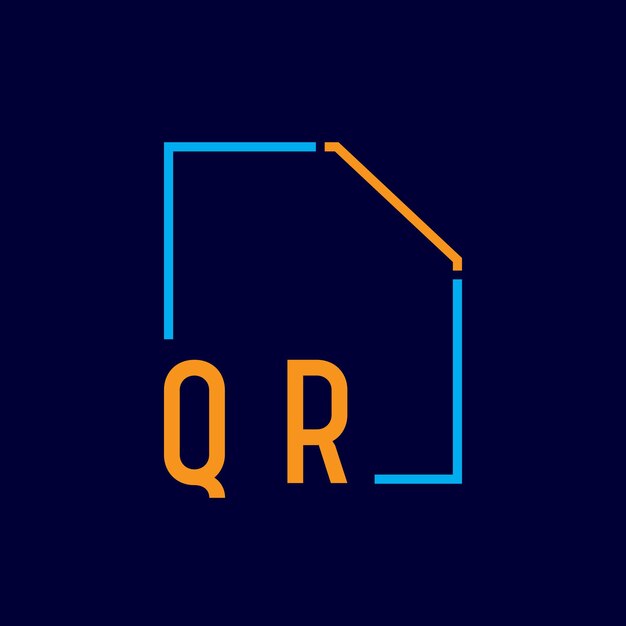 un logotipo azul y naranja con una casa en él