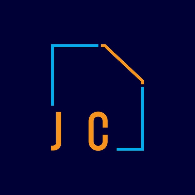 logotipo azul y naranja con una casa en el medio