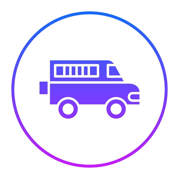 un logotipo azul y púrpura con una imagen de un camión que dice "cotización de helado"