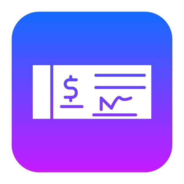 un logotipo azul y púrpura con un signo de dólar en él