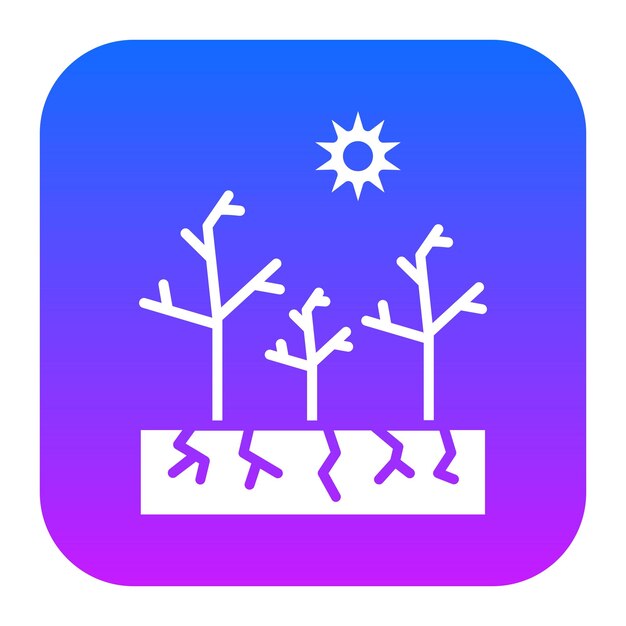 un logotipo azul y púrpura con tres árboles en un cuadrado de color azul y morado