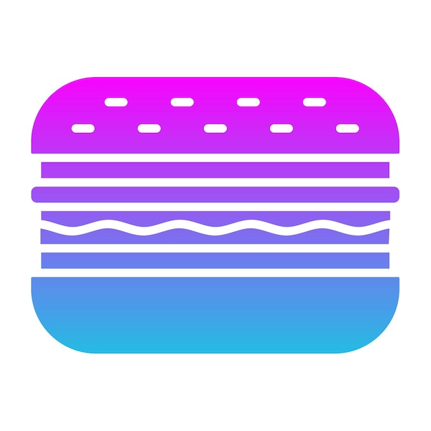 un logotipo azul y rosa con un diseño púrpura y azul