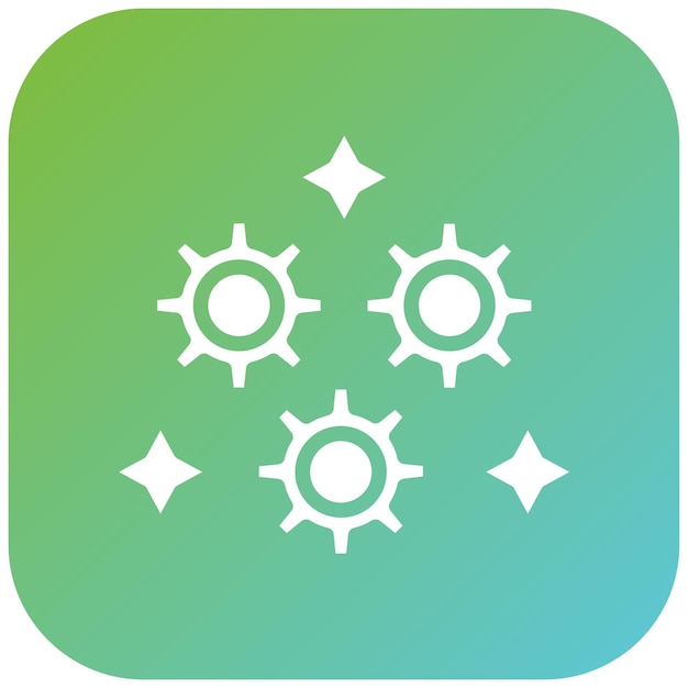 un logotipo azul y verde con las palabras engranajes y engranajos