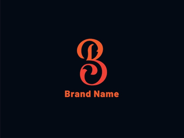 Logotipo B con una letra b sobre un fondo negro