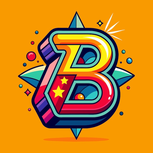 Vector logotipo b o letra b logotipo o logotipo b