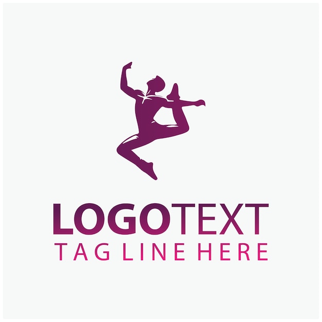 El logotipo del bailarín