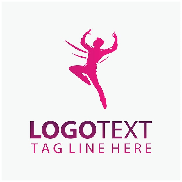 El logotipo del bailarín
