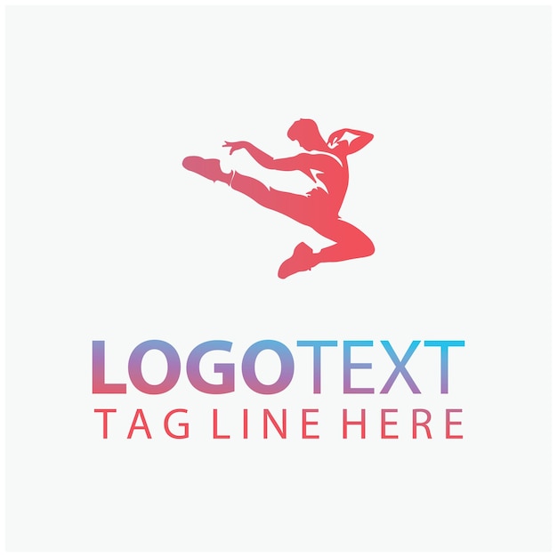 El logotipo del bailarín