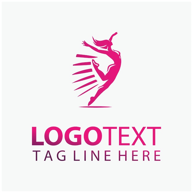 El logotipo del bailarín