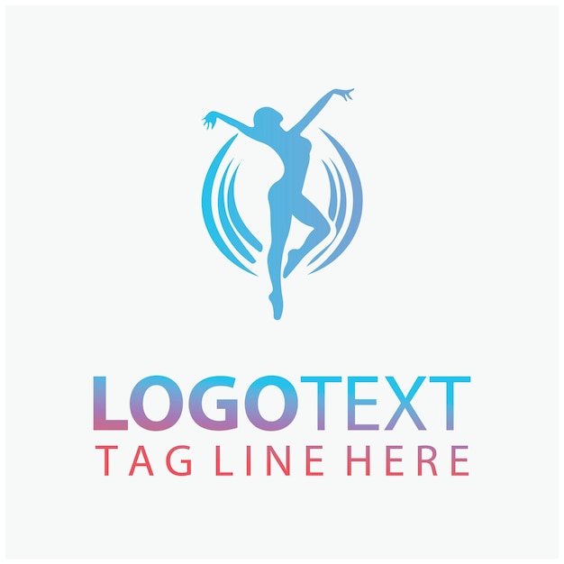 El logotipo del bailarín