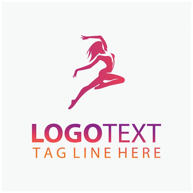 El logotipo del bailarín