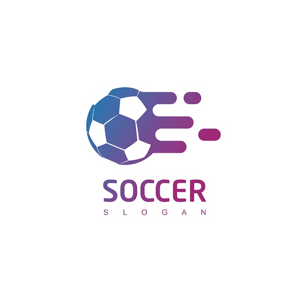 Logotipo de balón de fútbol