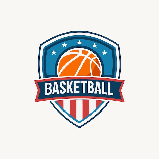 El logotipo del baloncesto estadounidense