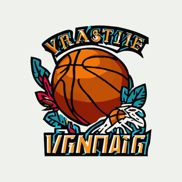 Un logotipo de baloncesto para wifi está pintado en el frente de una imagen.