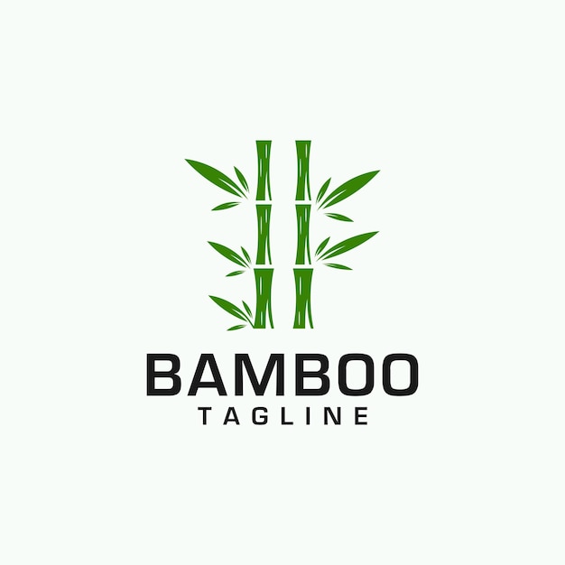 logotipo de bambú