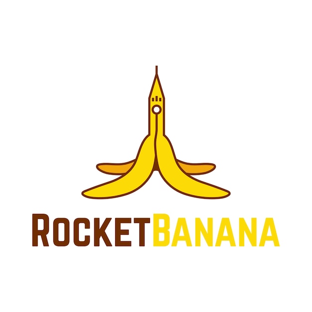 El logotipo del banano de cohete