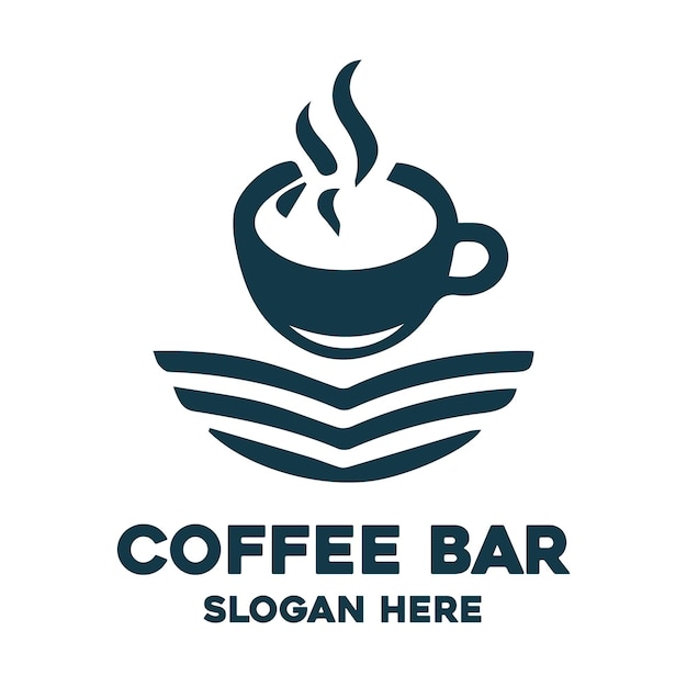 El logotipo del bar de café