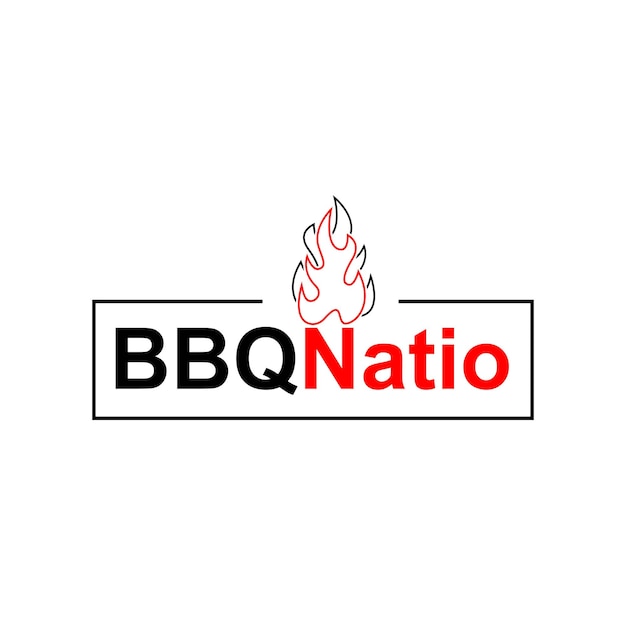 El logotipo de la barbacoa