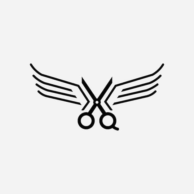 Logotipo de barbería vintage y emblemas de diseño etiquetas insignias logotipos ilustración de fondo
