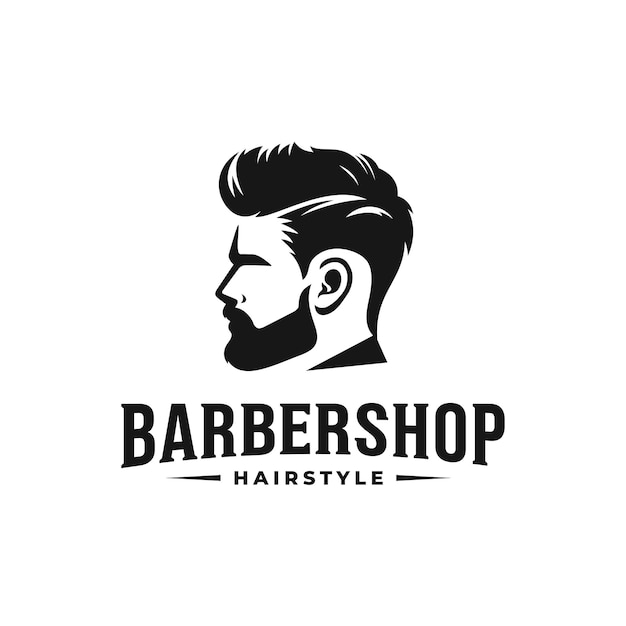 El logotipo de la barbería