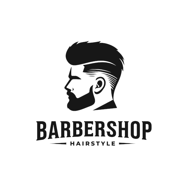 El logotipo de la barbería