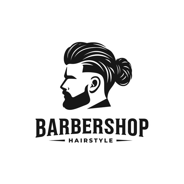 El logotipo de la barbería